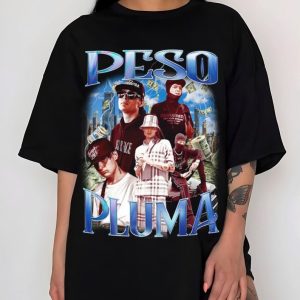 Peso Pluma Vintage Style T shirt, Peso Pluma classic Unisex Sweatshirt, Peso Pluma retro 90s Shirt, belicon merch, Peso Pluma graphic Tee