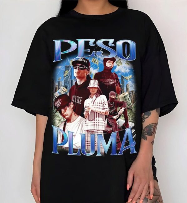 Peso Pluma Vintage Style T shirt, Peso Pluma classic Unisex Sweatshirt, Peso Pluma retro 90s Shirt, belicon merch, Peso Pluma graphic Tee