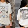 Taylor Swiftie Floral The Eras Tour Shirt, Taylor Midnights Shirt, Swiftie Merch, Taylor Tracklist Shirt, Swiftie Eras Tour