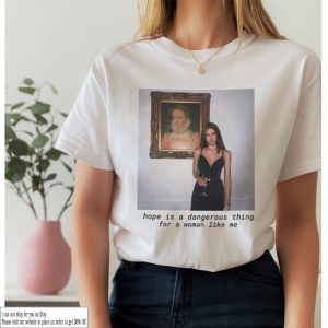 Lana Del Rey SHIRT, Vintage LANA Del Rey Merch, Oversized Shirt Lana Del Rey, Hope is a dangerous songs, Gift Fan