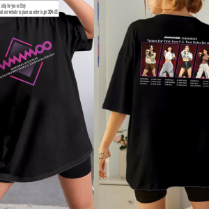 Mamamoo Tour 2023 T-shirt, Mamamoo My Con Shirt, Kpop Tour Shirt, Kpop Merch Shirt, Solar, Moonbyul, Wheein, Hwasa Shirt