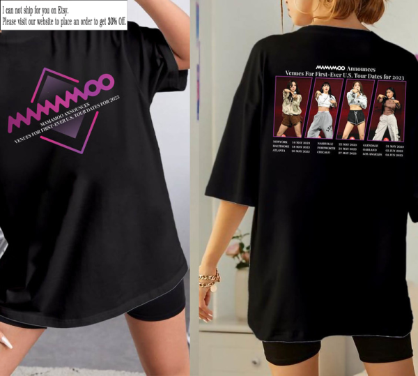 Mamamoo Tour 2023 T-shirt, Mamamoo My Con Shirt, Kpop Tour Shirt, Kpop Merch Shirt, Solar, Moonbyul, Wheein, Hwasa Shirt