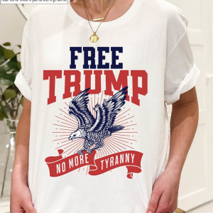 Free Trump Shirt, Donald Trump Fans, Free President Donald Trump T Shirt, Political Shirt, The Donald Tee, Gifts for Maga Supporters