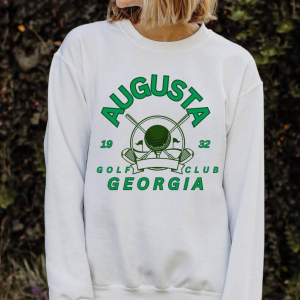 Vintage Augusta Golf Shirt – The Masters Aesthetic Sweatshirt – Augusta National Georgia Gift for Her Crewneck