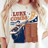 Country On Tour 2023,Luke Bryan Country On Tour 2023, Luke Bryan Music Concert Double Sides shirt, Music Tour 2023 Shirt Gift Unisex T-Shirt