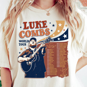 L.uk.e C.ombs World Tour 2023 Sweatshirt, Luke Combs Tour Dates Hoodies, The Middle Of Somewhere Tour