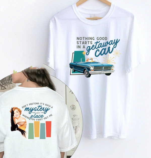 Getaway Car Vintage Shirt, Reputation The Eras Tour 2023 Unisex Hoodie Tee Tops