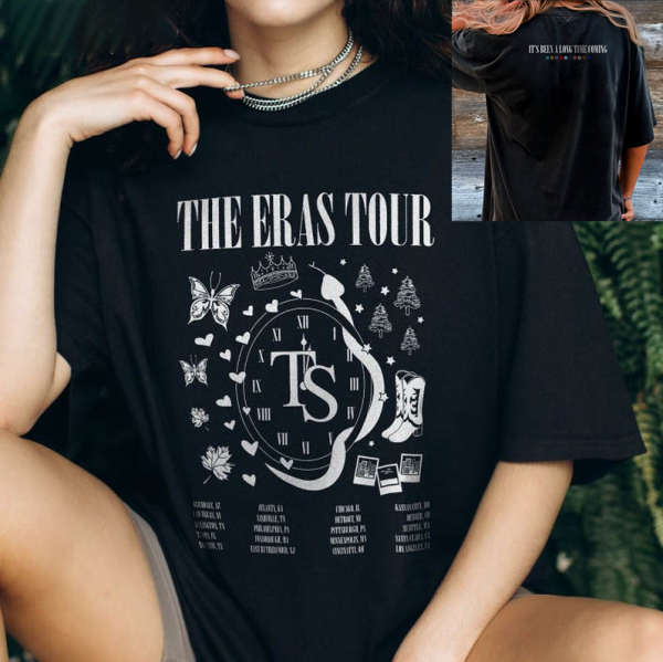 The Eras Concert Tour Shirt, Taylors Version Rock Band Unisex T-shirt Short Sleeve