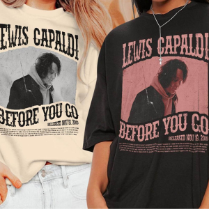 Lewis Capaldi Tour 2023 Shirt, Lewis Capaldi Unisex Hoodie Long Sleeve