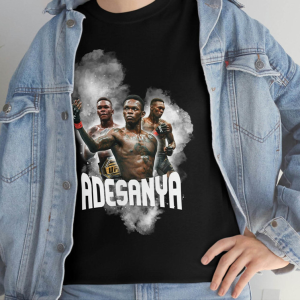 Israel Adesanya Shirt, Ufc Mma Vintage Unisex T-shirt Crewneck