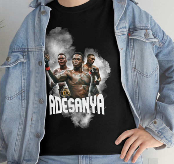 Israel Adesanya Shirt, Ufc Mma Vintage Unisex T-shirt Crewneck