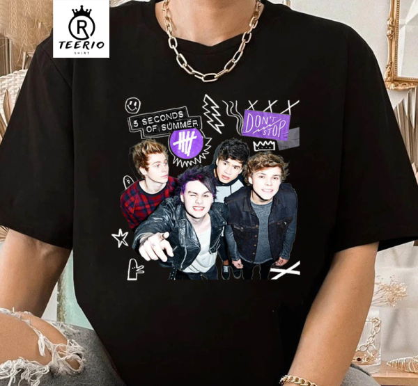 5 Seconds Of Summer Band Music Shirt, 5 Seconds Of Summer Rock Sweatshirt, 5 Seconds Of Summer Vintage Retro Graphic Gifts