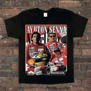 Ayrton Senna 90s Racing Retro Vintage Bootleg Unisex Classic T-Shirt