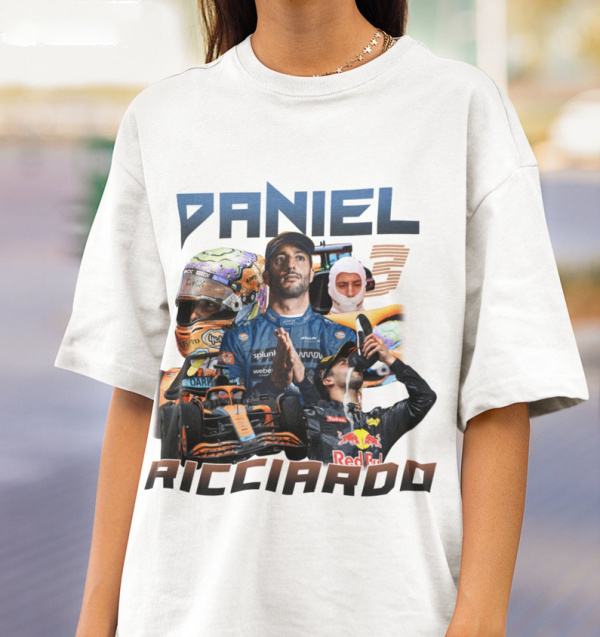 Limited Daniel Ricciardo T-shirt | Unisex Tee Oversize | Limited Edition Perfect Gift