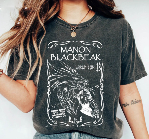 Manon Blackbeak Shirt, Manon Blackbeak Throne of Glass Shirt, Sarah J Maas Merch, Rowan Whitethorn Crescent City Rhysand Ruhn Danaan Shirt