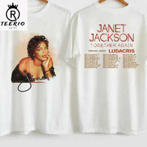 Janet Jackson Together Again Tour 2023 Shirt, Janet Jackson Concert Long Sleeve Unisex Hoodie