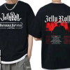 Jelly Roll Music Vintage Retro Graphic Tee Western Music Album Unisex T-shirt