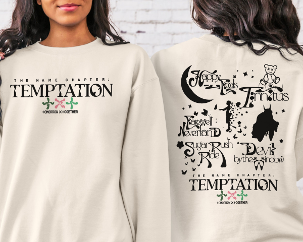 Tomorrow X Together Temptaion Track List Sweatshirt, The Name Chapter: Temptation Shirt, Gift For Fan