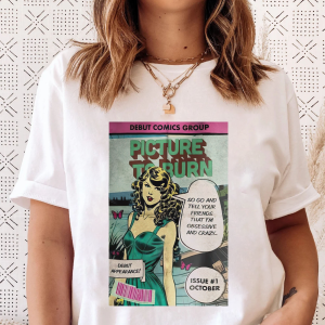 Picture To Burn Vintage Comic Taylor Swift Inspired Debut T Shirt The Eras Tour 2023 Merch Classic Sweatshirt