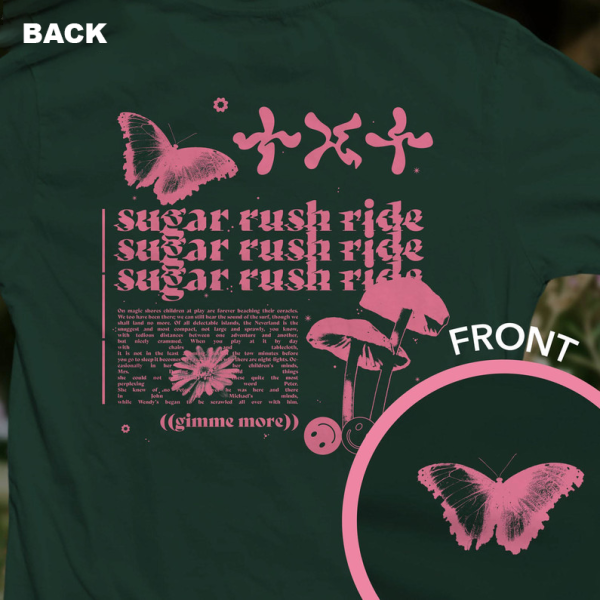 Sugar Rush Ride Vintage Shirt, Txt Tomorrow Crewneck Unisex T-shirt