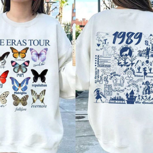 The Eras Tour 2023 Sweatshirt Butterfly Sweater Merch Classic