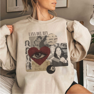 Lana Del Rey Sweatshirt, Lana Del Rey Vintage Shirt, I Love Lana Del Rey, Gift For Him, Gift For Her Sweatshirt Hoodie