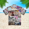 Taylor Swift Hawaiian Shirt, Floral Tropical Summer Beach Shirt, Swiftie Eras Tour Shirt, The Eras Tour 2023 Hawaii Shirt