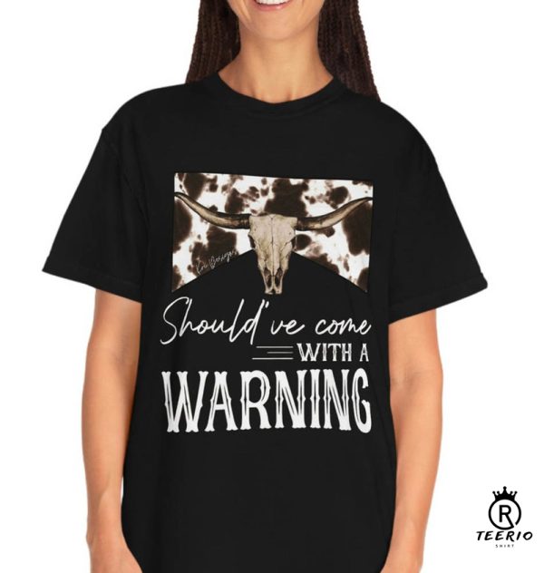 Should’ve Come with a Warning PNG Files For Sublimation Country Music Cowgirl png Design Country Western png Country Concert Western Shirt