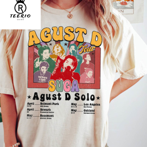 Agust D Shirt, Agust D World Tour Trendy Unisex Tee Sweatshirt Hoodie, Gift For Fan