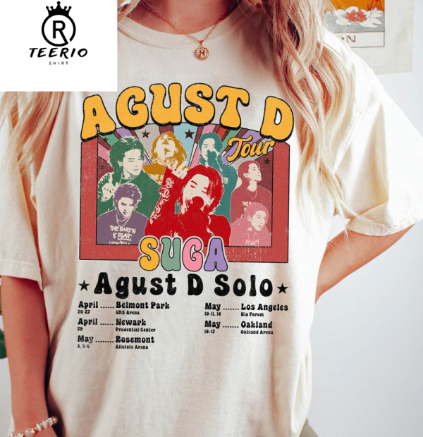 Agust D Shirt, Agust D World Tour Trendy Unisex Tee Sweatshirt Hoodie, Gift For Fan