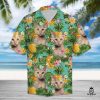 Sheep Lovers Corn Pattern Hawaiian Shirt, Vintage Farm Hawaiian Shirt, Sheep Lovers, Sheep Shirt, Sheep Summer Shirt