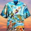 Magic Mushrooms Print Festival Hawaiian Style Shirt