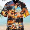 Tropical Tiki Head Hawaiian Shirts for Men Women, Tropical Summer Beach Aloha Button Down Short Sleeve Mens Hawaiian