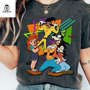 Retro Disney A Goofy Movie Shirt, Roxanne Shirt, Disney 90s A Goofy Movie Powerline Stand Out Tour 95 Shirt, Disney Couple Shirt