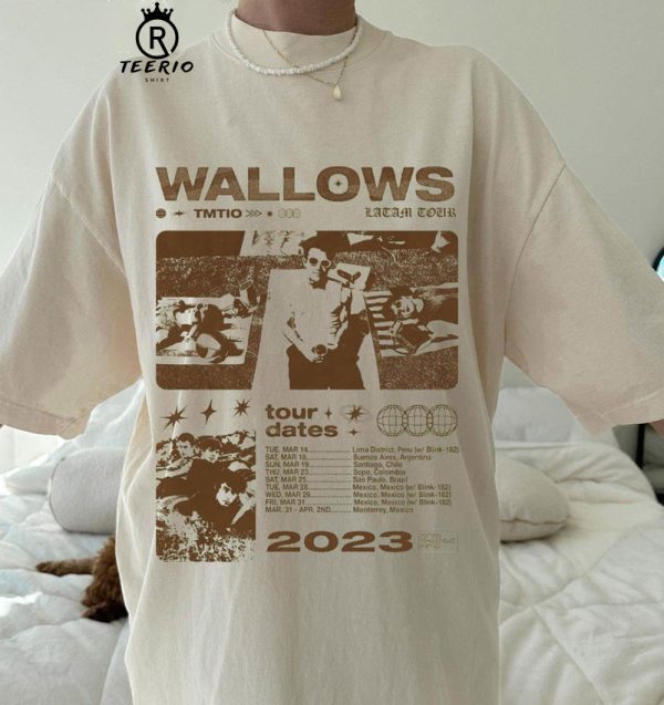 Wallows Tell Me That It’s Over Tour dates 2023 T-Shirt, Wallows 2023 Merch T-Shirt, Tmtio Cherubs Unisex shirt