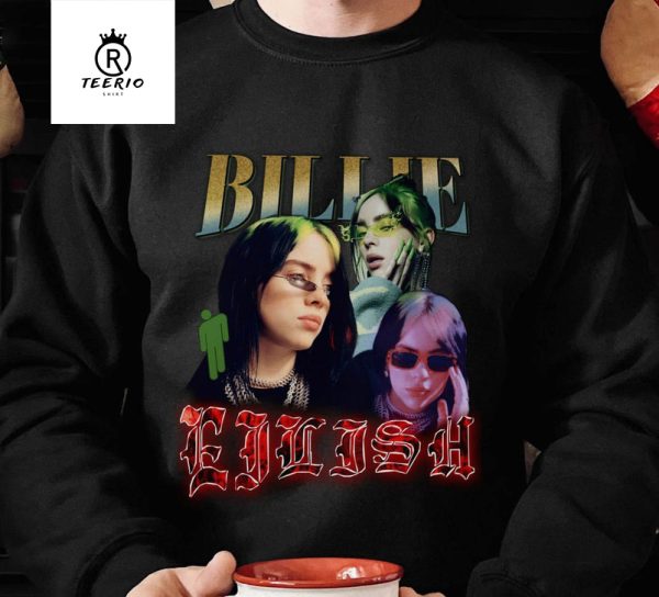 Billie Eilish Shirt, Vintage Billie Eilish Shirt, Billie Eilish Tshirt, Vintage 90s Bootleg T-shirt, Billie Eilish Merch