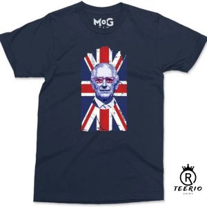 UNION JACK King Charles III t shirt coronation souvenir memorabilia commemorative coronation day keepsake celebration Royal Family Monarch