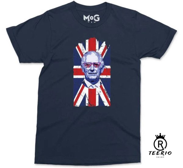 UNION JACK King Charles III t shirt coronation souvenir memorabilia commemorative coronation day keepsake celebration Royal Family Monarch