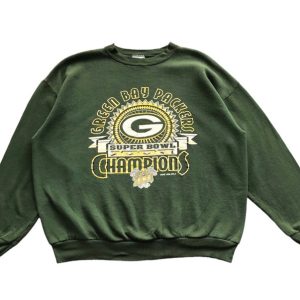 Vintage 90s Sportswear NFL Green Bay Packers biglogo Tultex tag crewneck DISTRESSED Sweatshirt