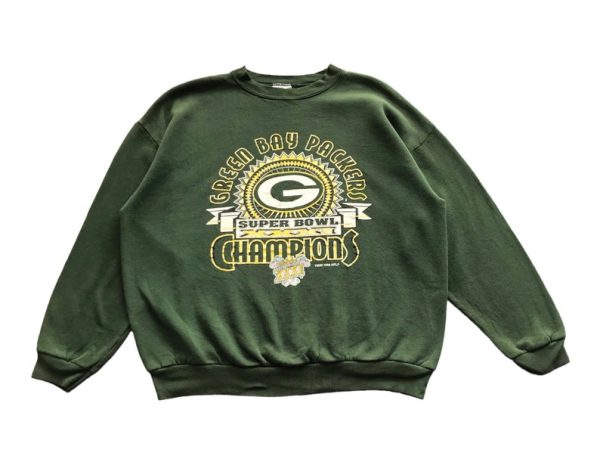 Vintage 90s Sportswear NFL Green Bay Packers biglogo Tultex tag crewneck DISTRESSED Sweatshirt