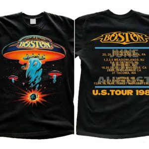 Boston Rock Band Concert Tour 1987 T-Shirt, Boston Tour Shirt, Boston Rock Band Lover, Anniversary Gift for Fans