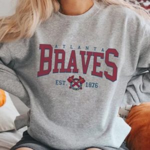 Vintage Atlanta Braves EST 1876 Sweatshirt, MLB Baseball Shirt, Baseball Champions 2022-23 Shirt, Unisex T-shirt Sweater Hoodie