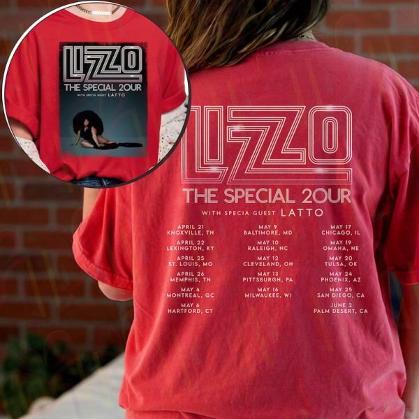 Liz.zo Special World Tour 2023 Shirt, L.izzo Shirt, 2 Side Tour 2023 Shirt, Special Tour Shirt, Concert Dates Tee, 2023 Music Shirt