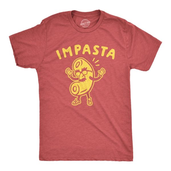 Food Shirts, Funny Shirts For Men, Impasta, Imposter Shirts, Sarcastic Shirts, Funny Shirts for Men, Pasta Shirts, Italian Shirts