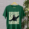 Lana Del Rey Merch T-shirt with lyrics from NFR, Lust for Life, Born to Die, and Paradise – Norman Rockwell design