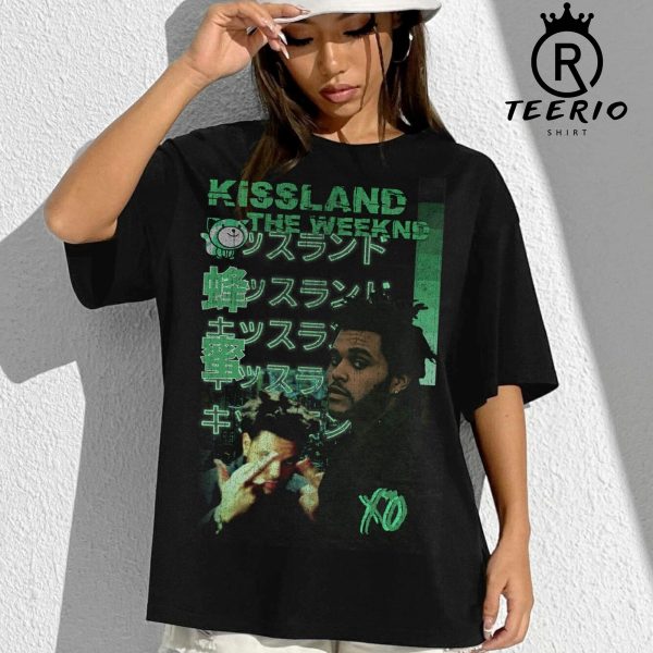 Kiss Land The Weeknd Unisex Shirt The Weeknd Tee, The Weeknd Tshirt, The Weeknd Hoodie, The Weeknd Vintage, The Weeknd Fan Gifts