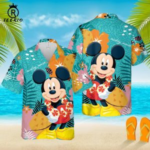 Mickey Mouse Hawaii Aloha Unisex Hawaiian Shirt Summer Short Sleeve