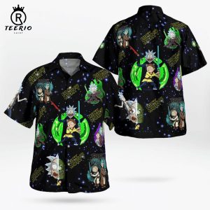 Beach Summer Tropical Rick And Morty Hawaiian Shirt