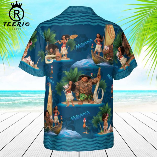 Moana And Maui Disney Disneyland Trip Hawaiian Shirt