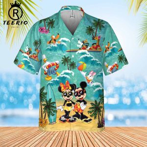 Mickey And Minnie Magical Family Vacation Disney Hawaiian Shirt